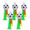 3/6PCS Football Shaped Plastic Cheer Horns Soccer Fan Loud Noise Makers Suitable for Sport Meeting Event Party Rewards Gifts ZYF