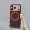 Dissipation Heat Rotatable Holder Magnetic Bumper Case For iPhone 18 17 Pro Max 16 15 14 13 For Magsafe Hit Color Cover Shell