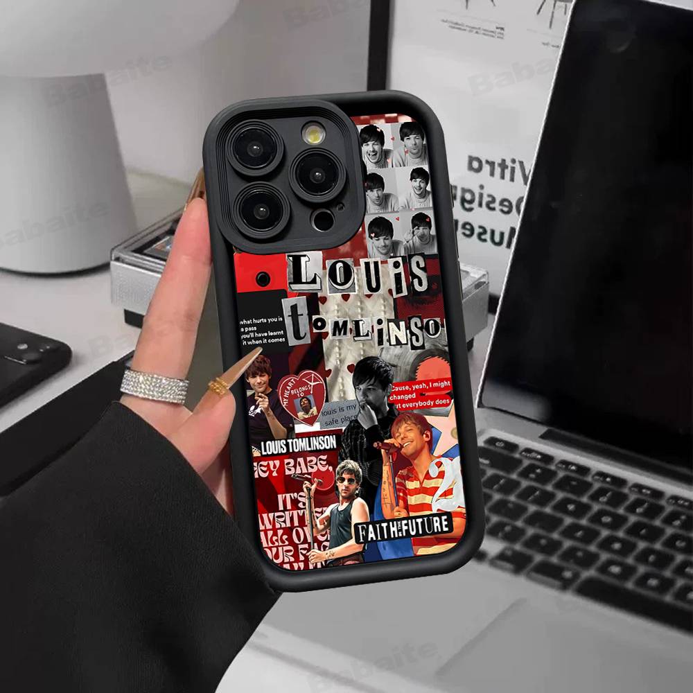 

L-Luis M-Miguel Singer For IPhone 17 Pro Max 16 15 14 13 12 11 Plus Black Soft Phone Cover iPhone 11