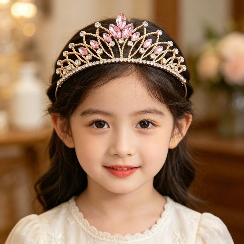 Rhinestone Queen Princess Crowns Birthday Crown Bride's Crown Hair Accessories