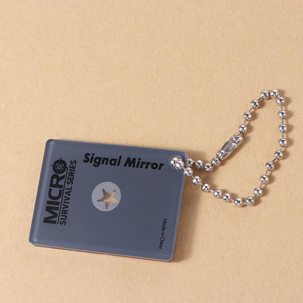 Multifunction Rescue Mirror Reflective Survival Mirror Outdoor Signal Mirror  Hiking Camping