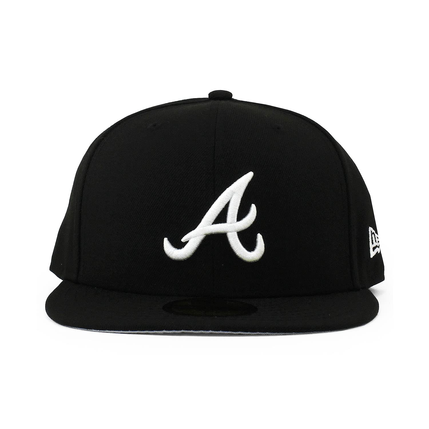 

[New Era] 59FIFTY Atlanta Braves [MLB TEAM-BASIC FITTED CAP] ATLANTA BRAVES 5950 Шляпа Черная (7 (приблизительно. 55,8см)) [Использовал]