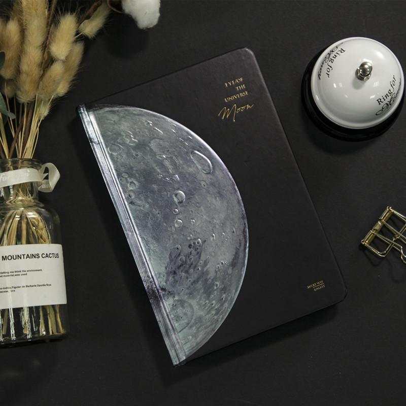 A5 Creative Universe Star Planet ledger Creative AR Effects Notebook Diary Full Color Page Illustration Office Stationery