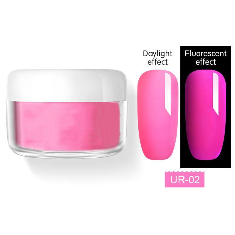 

5 мл флуоресцентный порошок для ногтей, натуральный сухой летний красочный дизайн ногтей, украшение 02