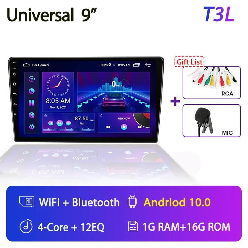 Car Radio 2 Din Android 12 Auto Carplay Universal 7" 9" Multimedia Player for Nissan Honda Toyota Lada Volkswagen Hyundai