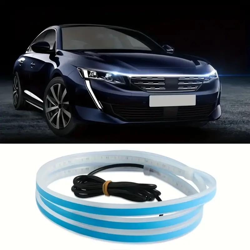 LED Car Hood Light Strip - 12V Decorative Ambient & DRL Lamp for Engine Bay (Car Modification)