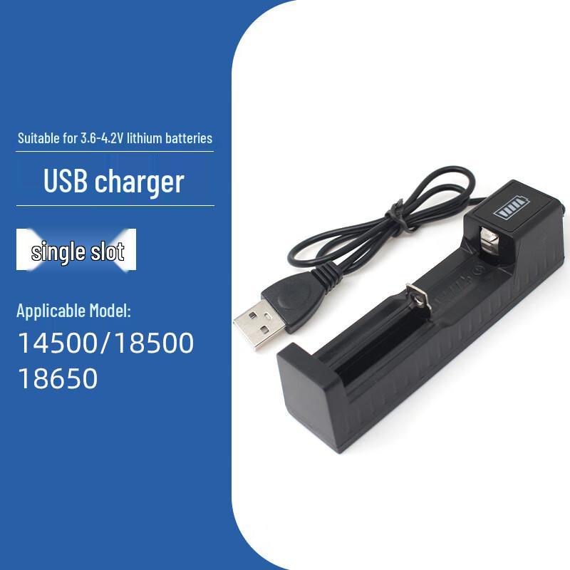 Xinkaicen 18650 Lithium Battery and USB Charger Kit