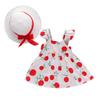 Kleinkind Baby Kinder Mädchen Hosenträger Zitrone Druck Prinzessin Kleid Hut Outfits