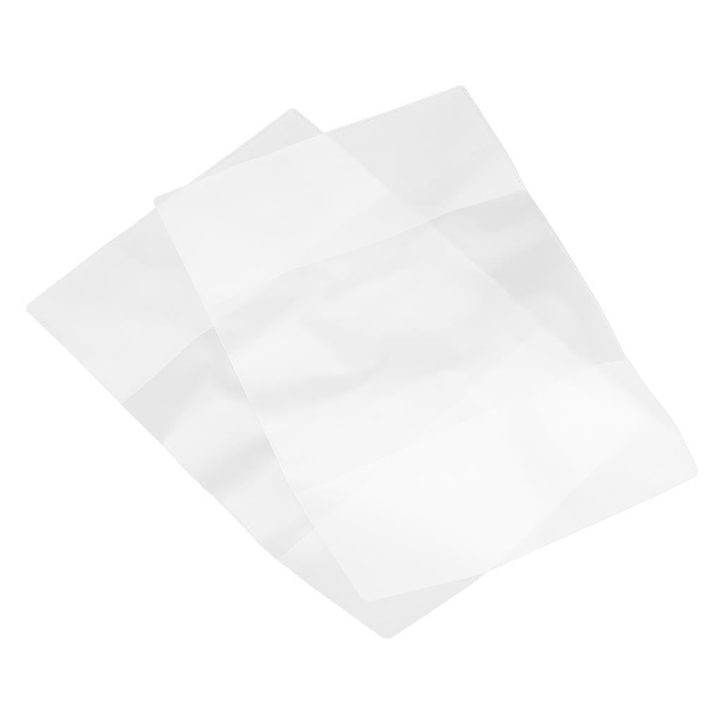 2pcs Passport Cover Portable Travel Waterproof Transparent Passport Bag Protector