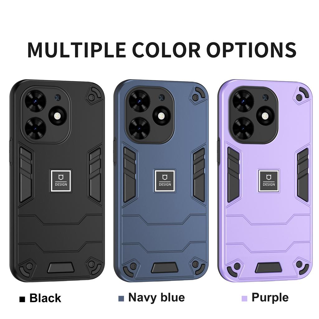 NEW 2 in 1 Armor Shockproof Phone Case For INFINIX Smart8 Smart7 Smart6 Smart5 Soft TPU Frame Hard Plastic Protective Back Cover