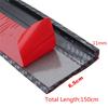 2.5" Wide Car Wheel Fender Flares Strip Rubber Trim Protector Universal 2x 59"