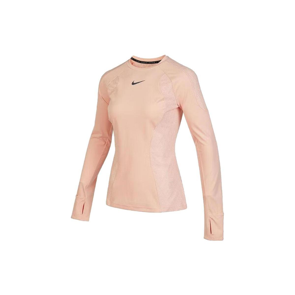 

New Nike Raglan Sleeve T Shirt Women s Skin DQ6639-800 M