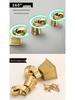 Brass Caster Wheels with Silent Bearings for Furniture and Pianos - Heavy-Duty Swivel Design