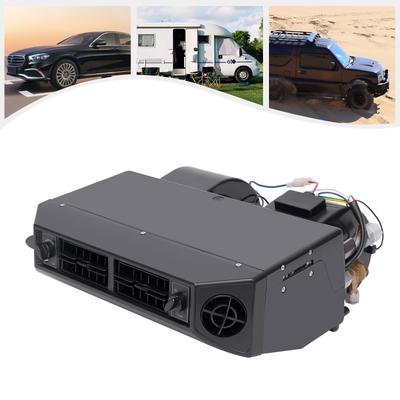 Universal Car AC Evaporator, 12V Under Dash Heater & Cooler, 3 Speed Adjustable Fan, Compact ABS Construction for SUV Truck Van