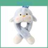 Penguin Baby Hat With Moving Ears Warm Plush Winter Kids Headgear For Children