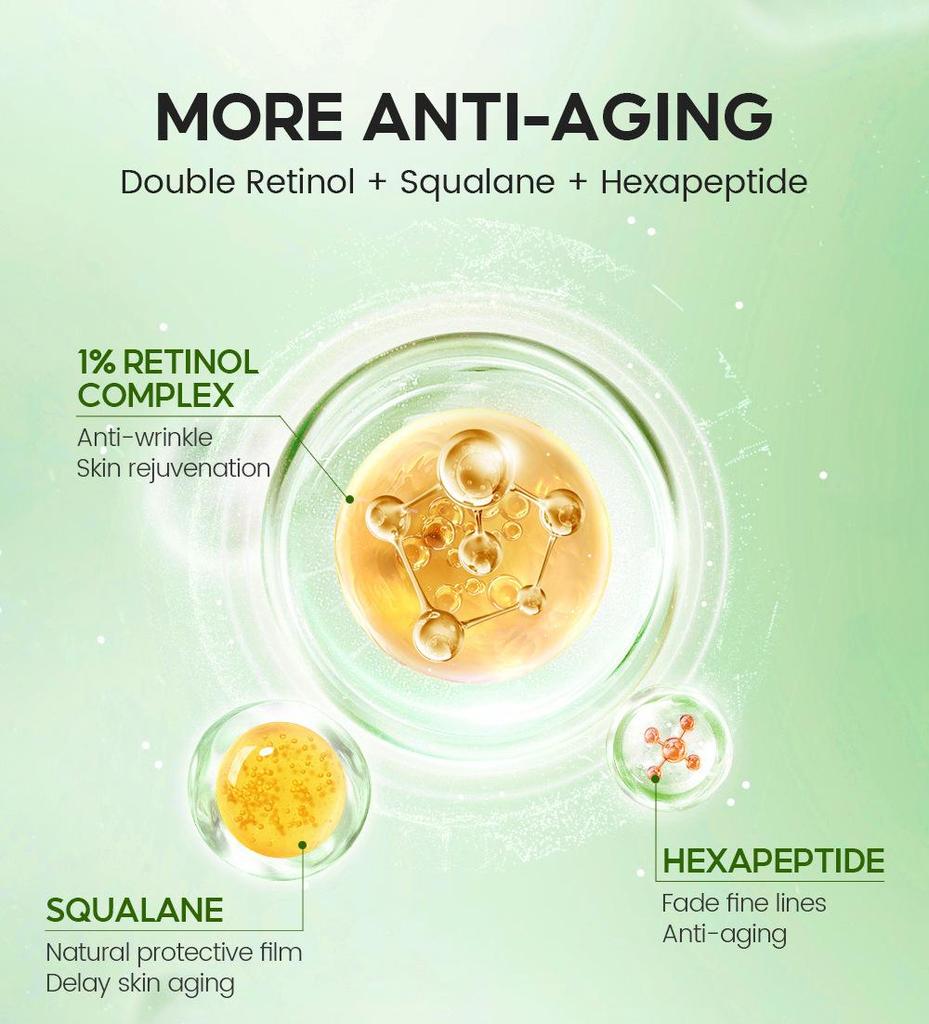 VIBRANT GLAMOUR Retinol Facial Serum - Moisturizing & Hydrating Retinol Serum