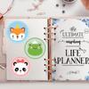 50-500pcs Cute Animal Pattern Stickers for Teachers Classroom Supplies Encouragement Motivational Sticker for Reward Kids