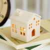 Mini House Candle Holders Decorative Tealight Candle Holders Christmas Candlestick Holders Table Ornament for Home Decors