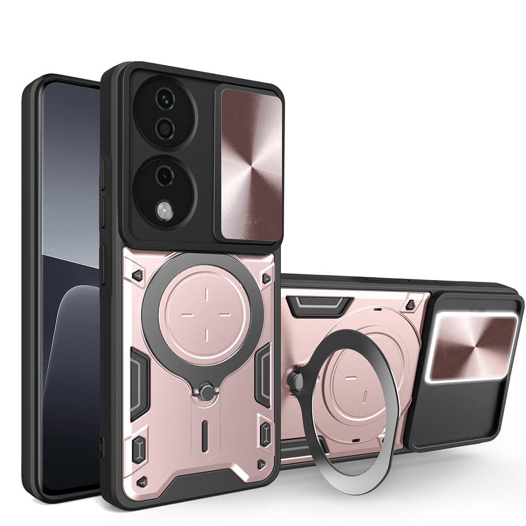 For Honor X7b 4G/90 Smart Case TPU+PC Kickstand Military Grade Shockproof Phone Cover