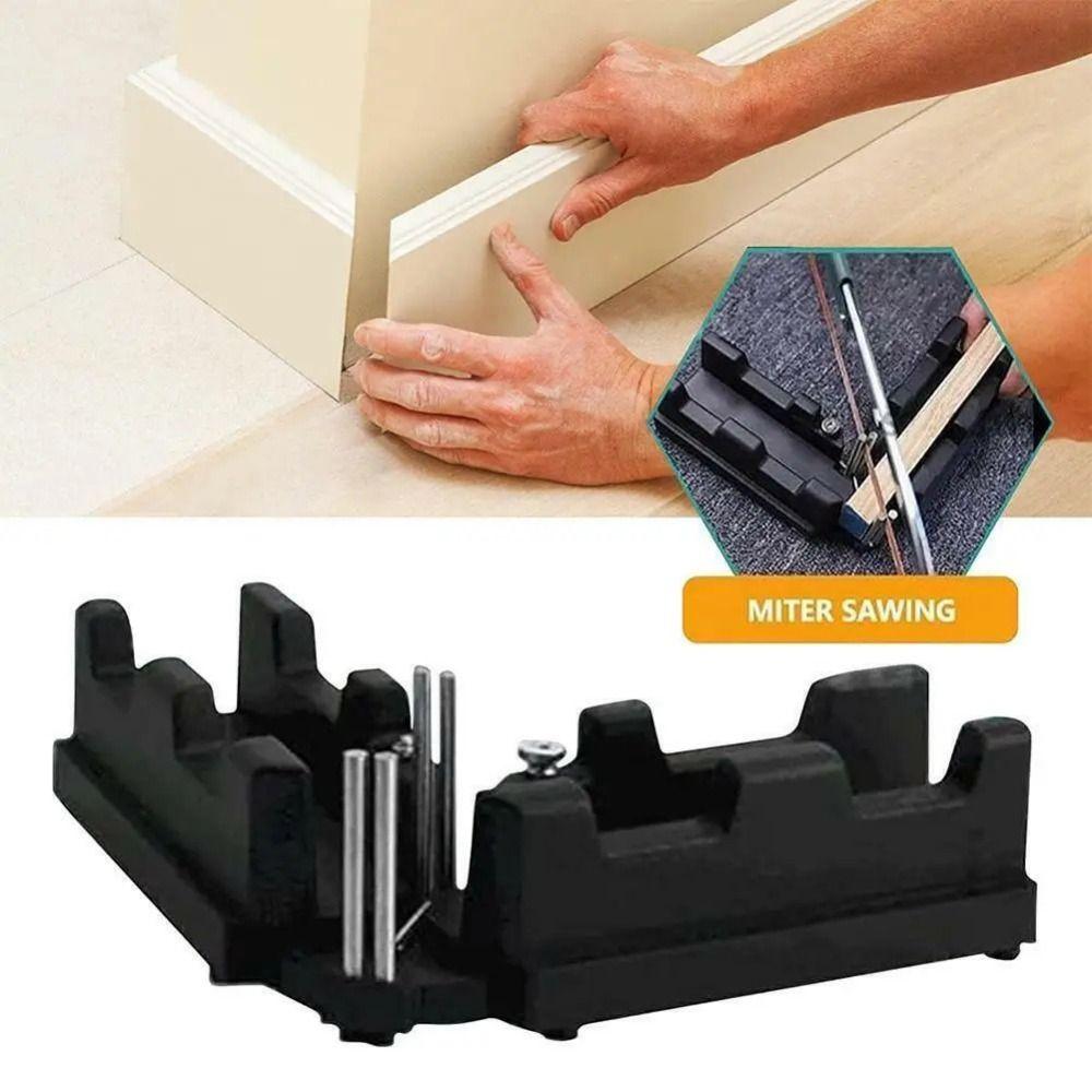 85-180° Miter Measuring Cutting Tool 2 In 1 Mitre Box Multifunction Bevel Gauge Cutting Hand Tools