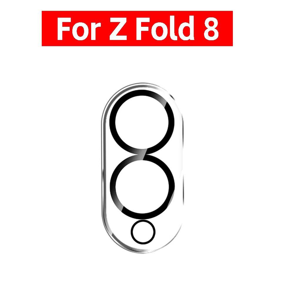 1-5PCS 3D Camera Lens Protector for Samsung Galaxy Z Fold 8 Wide Ultra Flip 8 HD Tempered Glass Lens Cover 9h Anti-Scratch Film 4