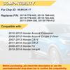 Key Fob for 08-12 Honda Accord/ 07-13 CRV/ 11-15 CR-Z/ 09-13 Fit/ 10-14 Insight Car Keyless Entry Remote Control, MLBHLIK-1T, 3 Buttons, 2Pcs