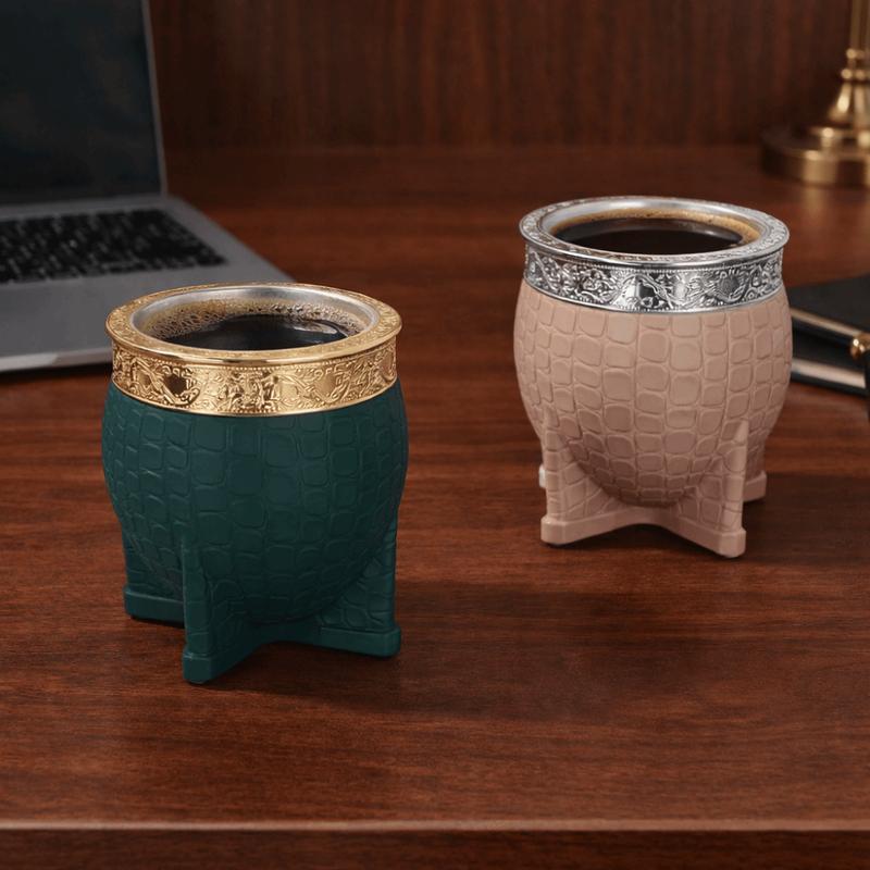 Creative 180 ML Stainless Steel Double Wall Cup Tortoiseshell Pattern Rust-proof Eggshell Cup Flat Bottomed Tumbler Kitchen
