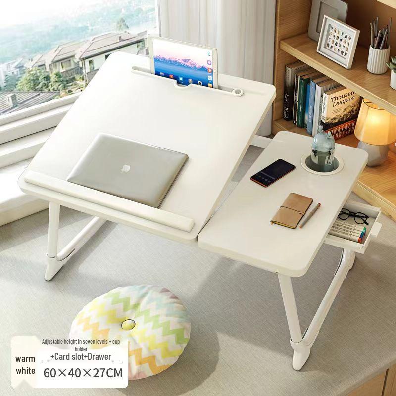 Adjustable Bedside Table, Laptop Desk, Dorm Study Table, Simple Bay Window Table.