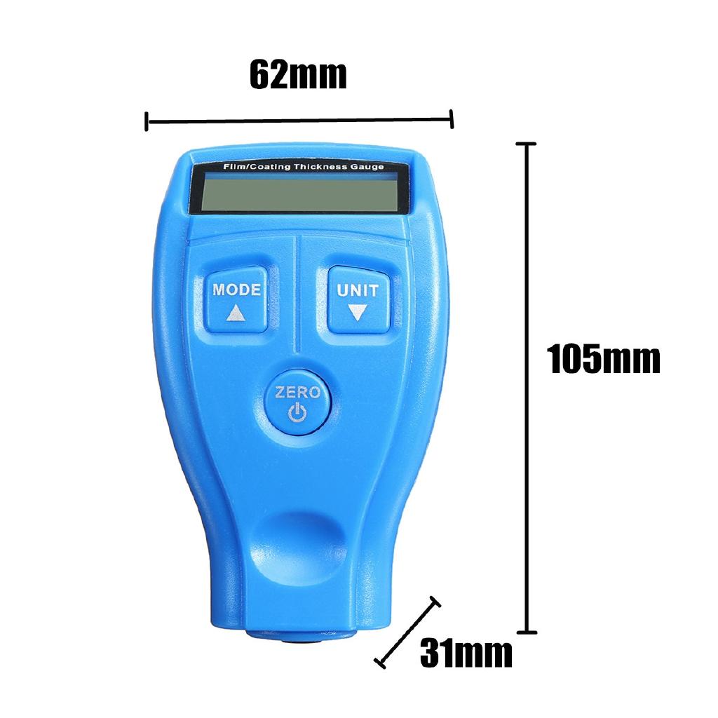 New Mini Coating Painting Thickness Gauge Tester Ultrasonic Film Coating Car Paint Meter Thickness Gauge