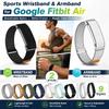 2pcs Nylon Wristband Armband Combo for Google Fitbit Air Integrated Metal Frame Lightweight Sport Strap Soft Durable Replacement