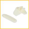 6 Set Tire Changer Insert Tire Demount Head Tire Machine Guard Wheel Side Protector for Mount Demount Duck Head Tyre Repair White 1.69"x0.47"x0.24"