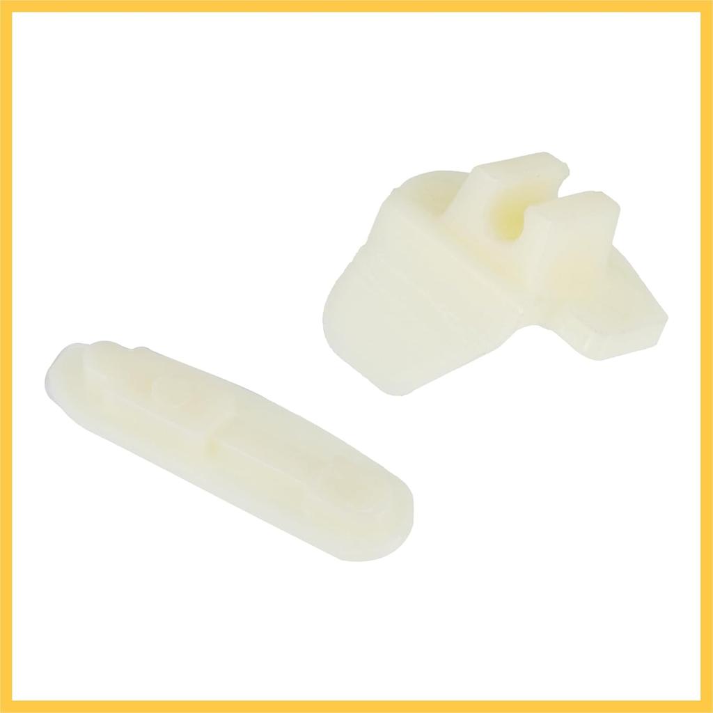 6 Set Tire Changer Insert Tire Demount Head Tire Machine Guard Wheel Side Protector for Mount Demount Duck Head Tyre Repair White 1.69"x0.47"x0.24"