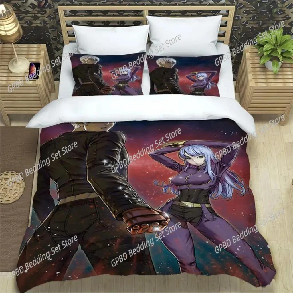 KOF Anime Art Print 3D NEW Duvet Cover Pillowcase Bedding Set Adult Boy Girl Bedroom Decoration Children Single Double Large