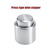 Stainless Steel Vacuum Sealed Wine Champagne Red Wine Cork Storage Bottle Stopper Cap Barware