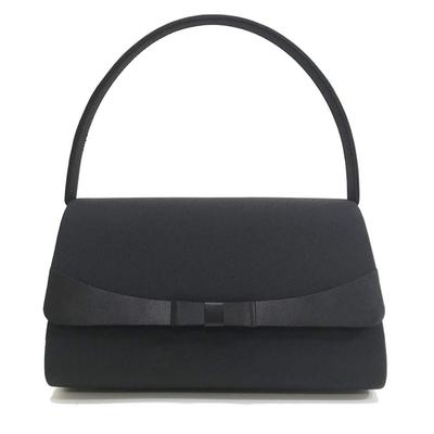 Plex Black Formal Bag with Ribbon, Perfect for Weddings, Funerals, Entrance Ceremonies, Graduations, and Funerals.