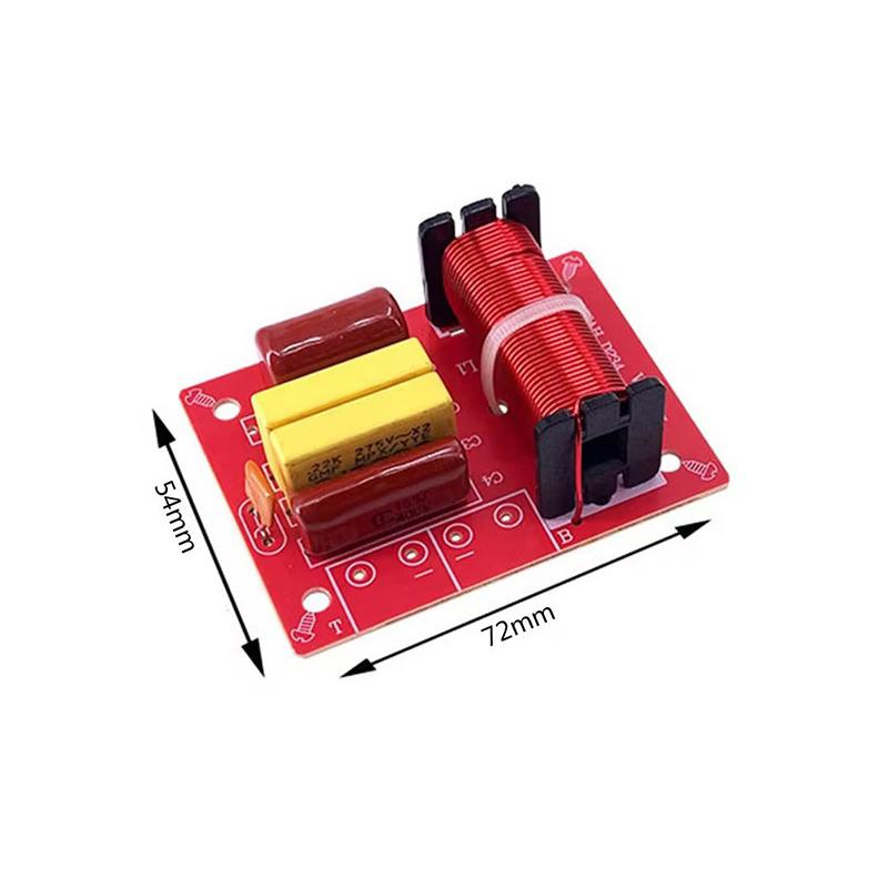 80W 2 Way Crossover Filters Module Hifi Speaker Treble Bass Dual Frequency Divider Crossover For Diy Home Video Audio Speaker