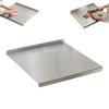 Slip-resistant Chopping Board Stainless Steel Cutting Board with Non-Slip Bottom Cutting Meat Bread Vegetables