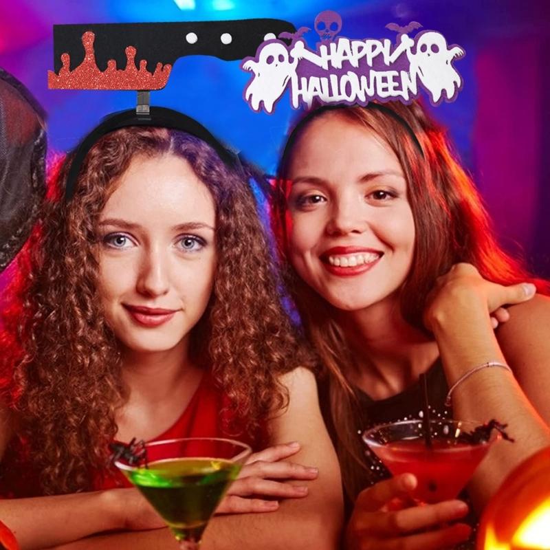 Halloween Themed Hairband Headband with Pumpkin Headpiece for Festival Look