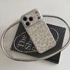 Korean Style Wild Leopard Print Phone Case for iPhone 14/15/16/17 Pro Max