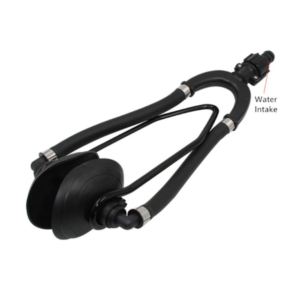 Round Ear Cups Outboard Motor Water Flusher Dual Water Feed Boat Ear Muff  Boat Maintenance