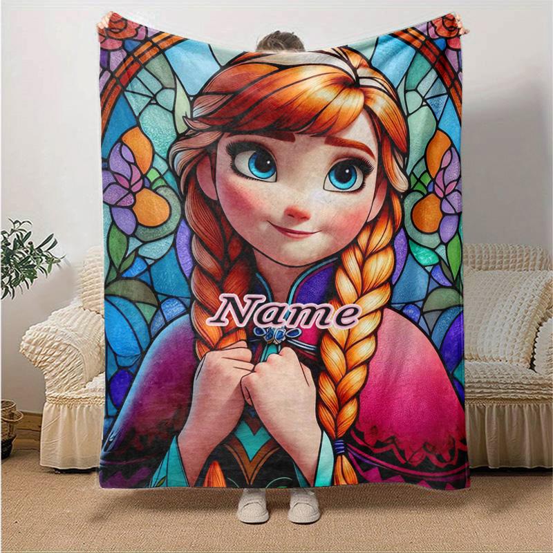 Custom 1pc Mermaid Fantasy Adventure Blanket, Soft And Comfortable Blanket, Casual Warm, Camping Travel Blanket, Birthday Gift Q910195