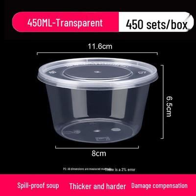 Disposable Transparent Food Containers