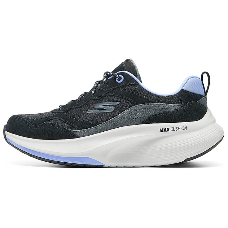 Skechers Go Walk Удобные Простые Низкие Повседневные Кроссовки Женские Черные 125060-BKLV 35
