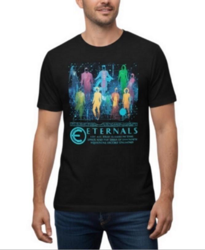 Mad Engine Marvel Eternals T-Shirt NWT Mens M Medium Black Uni-Mind Graphic Tee S