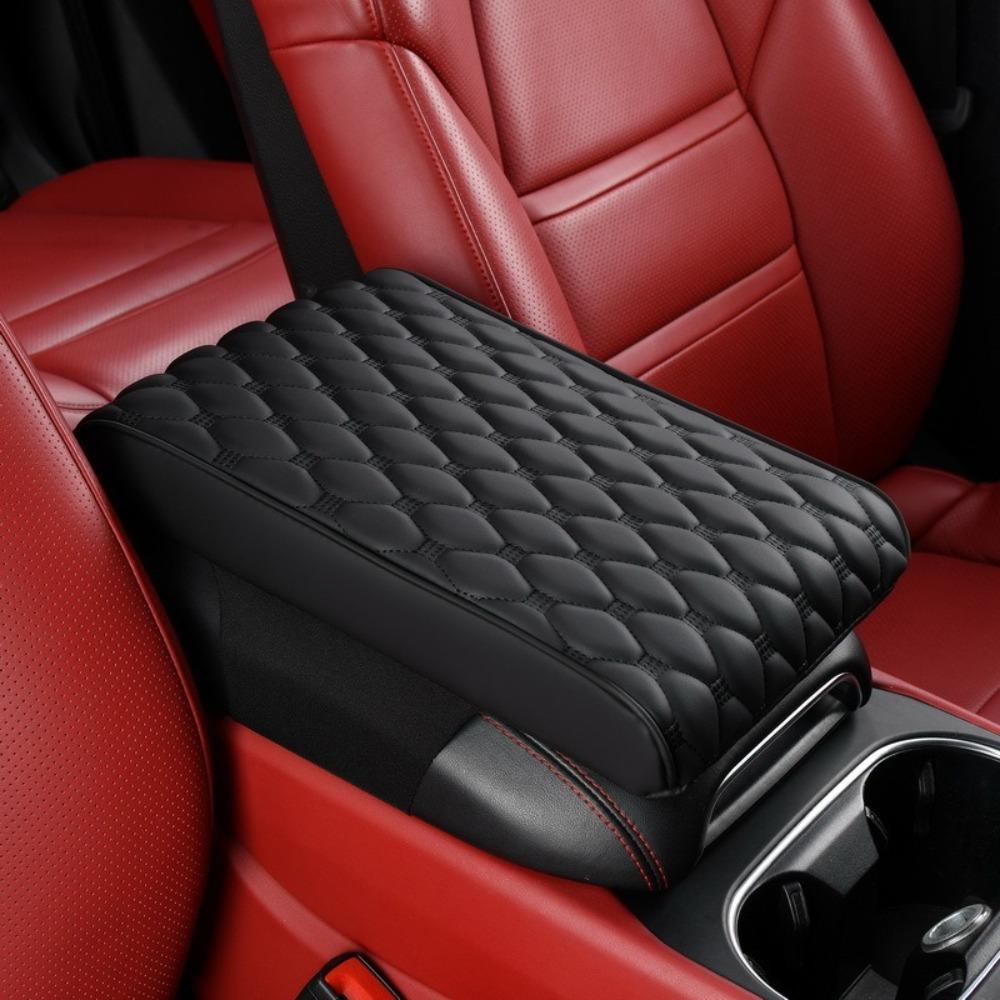 Microfiber Leather Center Console Cover Pad Universal Comfortable Armrest Pillow Memory Foam Multifunctional Arm Rest Cover