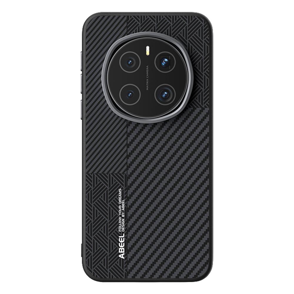 ABEEL For Honor Magic7 Pro 5G Magnetic Case PC + TPU + Aluminum Alloy + PU Leather Slim Phone Back Cover
