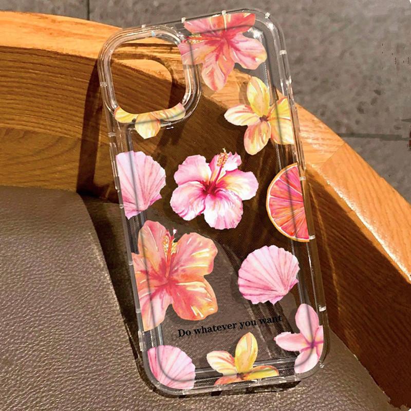 Colorful Floral Silicone Phone Case For  Poco X6 X5 X3 Pro Mi 13 12 11 Lite 5G 14 13T 12T 12X Shockproof Transparent Cover