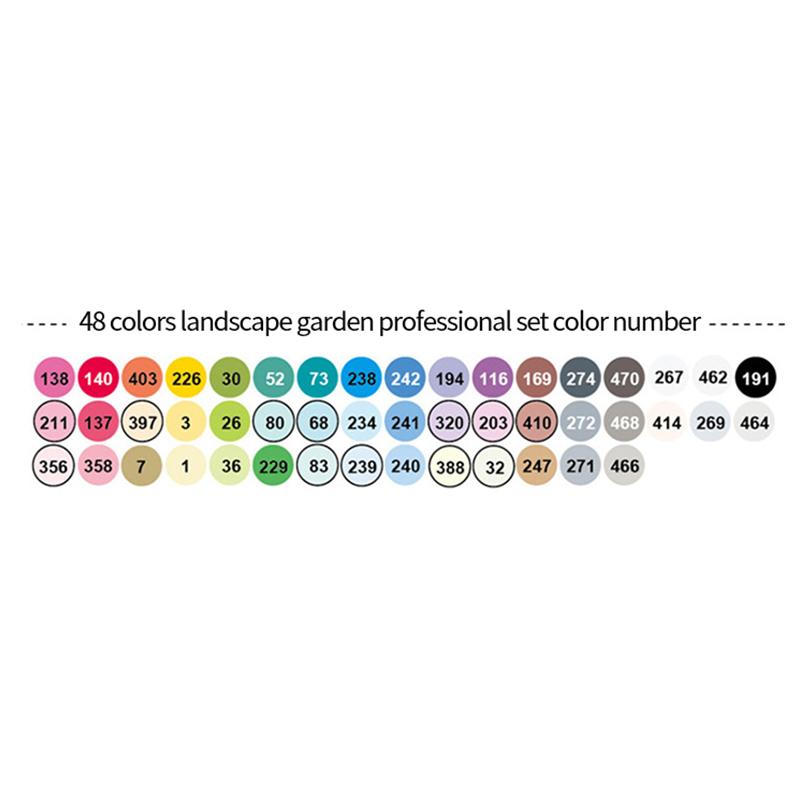 Finecolour EF103 Alcohol Based Art Markers With Bag 12/24/36/48/60/72/240 Colors Oily Soft Double-Headed Marker Pen Professional