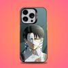 Levi Ackerman Attack On Titan Phone Case For iPhone 16,15,14,13,12,11,Mini,Pro,E,SE4,XS,MAX Black Candy Matte Cover
