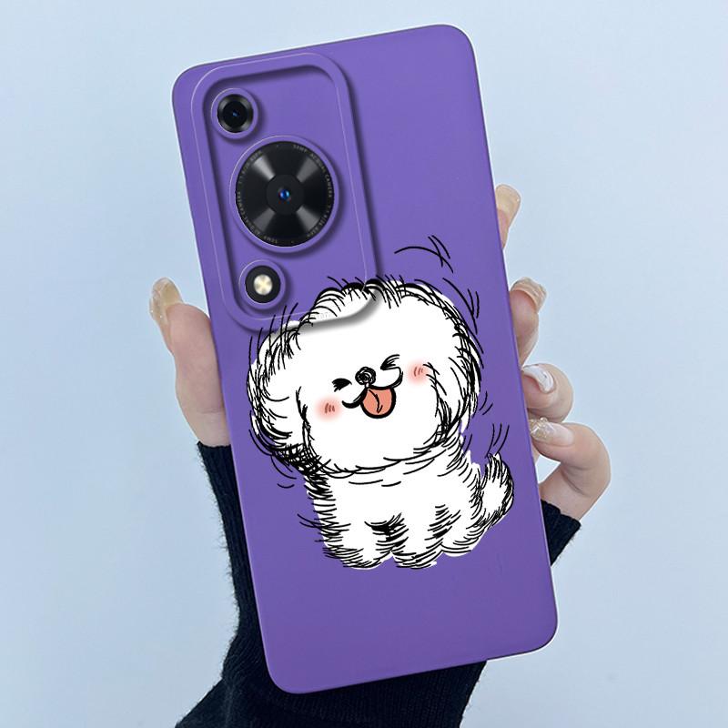 

For Huawei Nova Y72 Nova 12S 11 10 Pro Phone Case Cute Cartoon Bumper Slim Matte Liquid Silicone Soft Full Protective Back Cover Nova Y72
